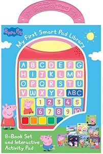 Peppa Pig - My First Smart Pad Library - Interactive Activity Pad and 8-Book Set - PI Kids