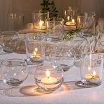 DEVI 24pcs Glass Votive Candle Hold