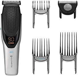 Remington Professional X6 Hair Trimmer (Pro-Motor, 3 Adjustable Attachment Combs 3-35 mm & Beard Trimmer Comb 1-5 mm, Japanese Stainless Steel Blades) Hair Trimmer, Power X Series HC6001