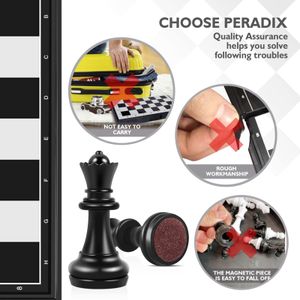 Peradix Magnetic Chess Set – Portable Travel Board Game