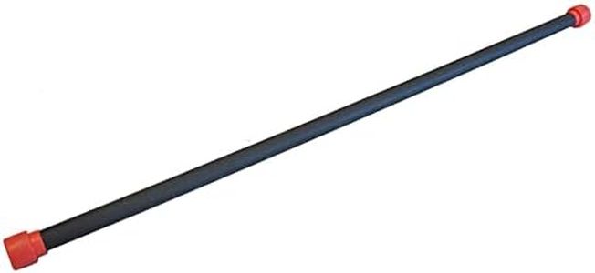 HCE 2KG Weighted Workout Gym Bar - Aerobics Bar Solid Steel Padded Fitness Body Bar Ideal for Physical Therapy, Aerobics, Cardio, Yoga, Pilates - Training Exercise Equipment Gear