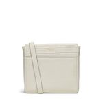 RADLEY London Downtown Small Ziptop Crossbody for Women, in Chalk Leather with Crocodile Style Trims