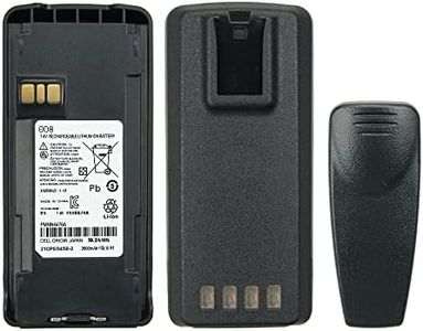 Vineyuan PMNN4476A Battery 2600mAh Walkie Talkie Rechargeable Battery for Motorola CP1200 CP1300 CP1600 EP350 CP185 Radio Battery with Belt Clip
