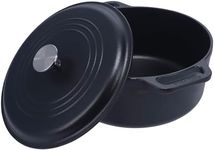 Victoria 7-Quart Cast-Iron Dutch Oven with Lid and Dual Loop Handles, Seasoned with Flaxseed Oil, Made in Colombia