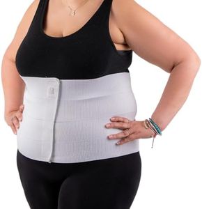 AltroCare 4 Panel, 12" high, Plus Size Post Surgery Abdominal Binder, Fits 30" to 45" Waist