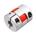 Boxonly Shaft Coupling 10mm to 14mm Bore Coupler Connector Joint Motor Accessories D30mm x L35mm for 3D Printer Encoder CNC Machine