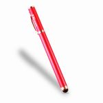 JKase(TM) J-Style 2-in-1 Capacitive Stylus & Pen for Kindle Fire, Apple iPad, iPad 2, the New iPad 3, iPhone 4, iPhone 4S, HP Touchpad, Motorola Xoom, Samsung Galaxy S II (Red)