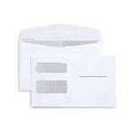 500 1099 MISC Tax envelopes - Designed for printed 1099 laser forms from Quickbooks or similar tax software - 5 5/8'' x 9'', Gummed Flap, 500 Form Envelopes (-021)