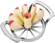 SAVORLIVING Apple Slicer Upgraded Version 12-Blade Extra Large Apple Corer, Stainless Steel Ultra-Sharp Apple Cutter, Pitter, Divider for Up to 4 Inches Apples (Update) (12 Cut)