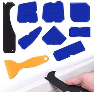 XCOZU 9 Pezzi Professionale per Fughe Kit di Spatole Sigillante Tool per Stanza da Bagno Cucina