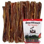 Downtown Pet Supply 6 Inch (15 CM) Junior Thin USA Bully Sticks for Dogs (Bulk Bags by Weight) Made in USA - Odorless All Natural Dog Dental Chew Treats (6 Inch, 1350g)