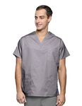 Mirabella Health & Beauty Unisex Lister Hospital Scrub Top Hospital Grey S