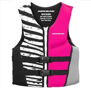 Airhead Wicked Kwik-Dry NeoLite Flex Life Jacket, Youth and Women's, US Coast Guard Approved