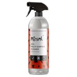 Miniml Eco Multi Surface Cleaner General Purpose Spray 750ml – Blood Orange Scented for Cleaning All Surfaces Floors Walls Glass Kitchen Bathroom - Natural Plant Based Vegan Formula & Cruelty Free