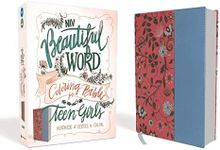 NIV, Beautiful Word Coloring Bible for Teen Girls, Leathersoft, Pink/Blue: Hundreds of Verses to Color