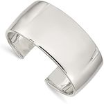 925 Sterling Silver 30mm Cuff Bangl