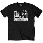 The Godfather T Shirt Movie Logo White New Official Mens Black Size XXL