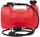 3 Gallon Marine Portable Tank Outboard Boat Transfer Tank with Line l-Shaped Handle Easy to Carry 14.1*11.2*9.8 Inch