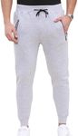A2Z Mens Fleece Jogging Bottoms Joggers 2 Tone Exercise Sweatpants Gym Trousers Tracksuit Pants Size S-4XL Grey
