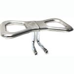 Broilmaster DPP102 Stainless Steel Bowtie Barbecue Grill Burner - for Use with P4 and D4 Gas Grills