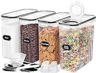 Skroam 4PCS Cereal Containers Stora