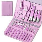 Manicure Set Start Makers Manicure Pedicure Kit Nail Clippers 16 in 1 Professional Stainless Steel Cuticle trimmer Grooming Kit for Men Women with Storage Travel Case