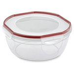 STERILITE Rocket Red Sterilite Plus Ultra Seal Latching Bowl, 4.7 quart