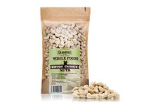 Chandra Whole Foods –Whole Cashew Nuts 1KG -Low-GI Quality Raw Deshelled Cashew Nuts for Snacking, Curries, Smoothies, Baking, Cooking & Gravies - Gluten-Free & Keto, Rich in Protein, Vitamins & Fibre