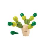 PlanToys Wooden Mini Balancing Cactus Game - Great Travel Game (4130)