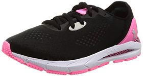 Under Armour UA W HOVR Sonic 5 Women's Running Shoes,BLK/PNK,7.5