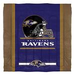 Northwest NFL Baltimore Ravens Comforter and Sham Set, Full/Queen, Safety