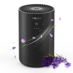 Air Purifiers for Bedroom Home, 20dB air purifier With Aromatherapy for Better Sleep, Small Room Air Cleaner Filter 99.99% Smoke, Allergies, Pet Dander, Odor, Dust, Office, Desktop, KQ-31, White