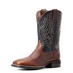 ARIAT Men's Sport Western Wide Square Toe Boot, Cognac Candy/Black, 10