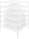 Growsun Sweater Drying Rack 6-Layer Stackable Mesh Cloth Dry Dyier,White