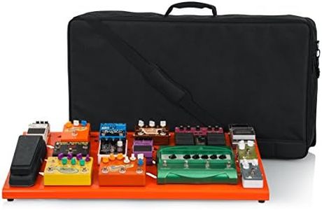 Gator Cases Aluminum Pedal Board with Carry Bag; Extra Large: 32" x 17" | Orange (GPB-XBAK-1)