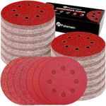 140PCS 125mm Sanding Discs 40/60/80/120/180/240/400 Grit for Random Orbital Sander Hook and Loop Sandpaper Set