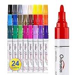 Paint Marker Pens - 24 Colors Perma