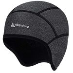 HIKENTURE Winter Hat Windproof Cycling Hat Winter Warm Bike Cap Helmet Base Hat Men/Women for Cycling Helmet Ski Helmet Climbing Helmet Sports Hat for Cycling Skiing Running Outdoor