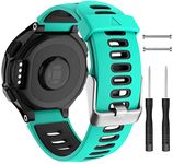 Fleshy Leaf Compatible Watch Band for Garmin Forerunner 735XT/230/220/235/620/630,Compatible with Garmin Approach S20/S5/S6,Soft Silicone Replacement Wristbands with Metal Buckle,One Size (Mint Green)