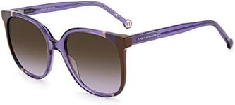 Carolina Herrera Unisex Sunglasses, E53/Qr Violet Brown, 57