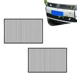 dawfall 2 PCS Car Grille Engine Net with Straps, 41.33In x 31.49In Vehicle Front Grill Air Intake Dustproof Net, Hooks Design, Universal Durable Automotive Protection Net Accessories (Black)