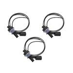 Aideepen 3PCS Water Level Sensor Liquid Level Sensor Water Level Switch Plastic Float Switch Horizontal Float Switch for Fish Tank Pool