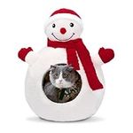 CATISM Christmas Cat Bed for Indoor