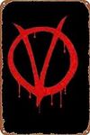 V for Vendetta Tin Sign Decoration 