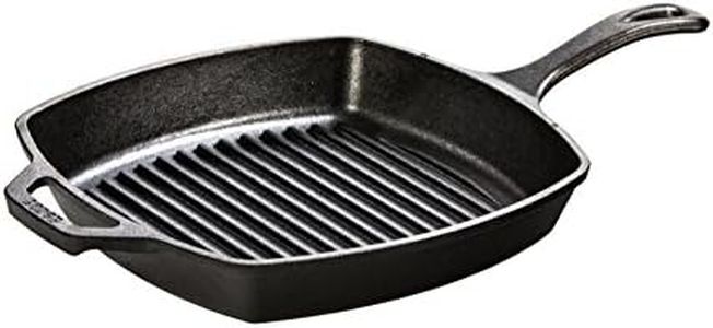 Lodge - Logic Cast Iron Square Grill 26cm (Made in The U.S.A)