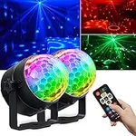 2-Pack Sound Activated RGB LED Disc