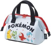 Skater KGA0-A Insulated Lunch Bag with Purse for Kids Size Lunch Box - Pokemon