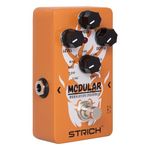 STRICH MODULAR 11-Mode Modulation Guitar Pedal with Chorus, Phaser, Tremolo, Flanger, Vibrato, Auto Filter, True Bypass for Electric Guitar, Orange