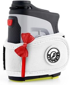 Stripebird - 2.0 Slim Golf Magnetic Rangefinder Strap (White - Form Fitting & No Buckle Strap) - Golf Range Finder Magnetic Strap - Range Finder Golf Magnetic