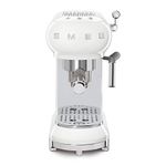 Smeg ECF02WHUK Retro 50s Style Espresso Coffee Machine with Frother
